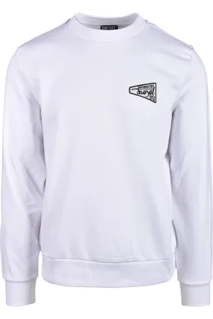Diesel Hombre, Sudaderas, Blanco, Talla: L