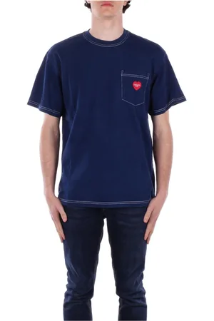 Carhartt Hombre, Camisetas, Azul, Talla: XL
