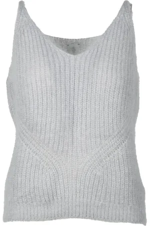 ELEVENTY Mujer, Camisetas, Gris, Talla: L