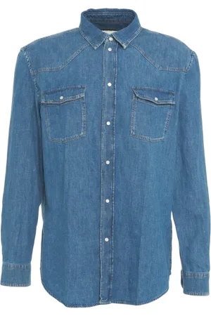 Dondup Hombre, Camisas, Azul, Talla: L