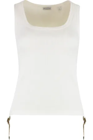 Burberry Mujer, Camisetas, Blanco, Talla: M