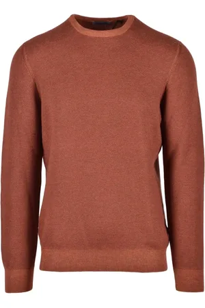 VENGERA Hombre, Jerseys, Marrón, Talla: 2XL