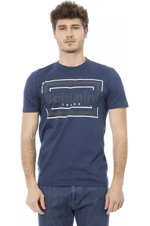 BALDININI Hombre, Camisetas, Azul, Talla: XL