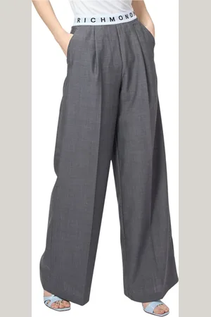 John Richmond Mujer, Pantalones, Gris, Talla: M