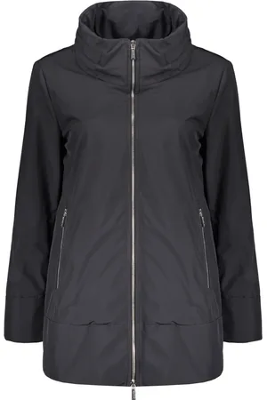 MOORER Mujer, Abrigos, Azul, Talla: XS