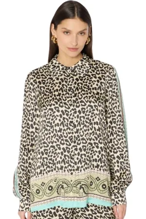 Berenice Mujer, Blusas y Camisas, Marrón, Talla: M