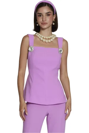 MOSKADA Mujer, Camisetas, Púrpura, Talla: 2XL