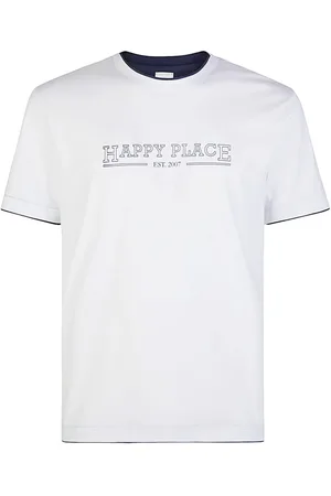 ELEVENTY Hombre, Camisetas, Blanco, Talla: M