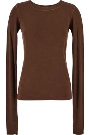 UMA WANG Mujer, Camisetas, Marrón, Talla: M