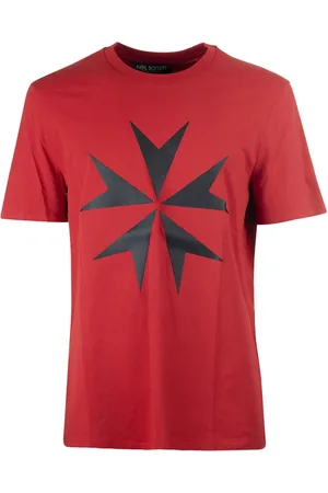Neil Barrett Hombre, Camisetas, Rojo, Talla: M
