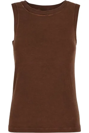 UMA WANG Mujer, Camisetas, Marrón, Talla: L
