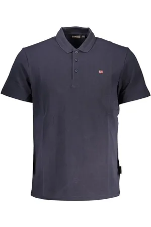 Napapijri Hombre, Camisetas, Azul, Talla: M