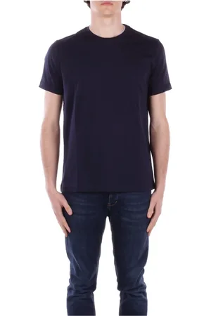 FAY Hombre, Camisetas, Azul, Talla: M