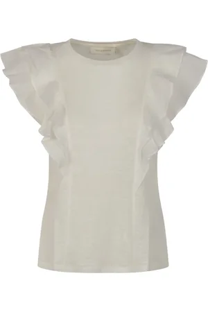 ZIMMERMANN Mujer, Camisetas, Blanco, Talla: M