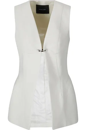 MUGLER Mujer, Chaquetas, Blanco, Talla: S