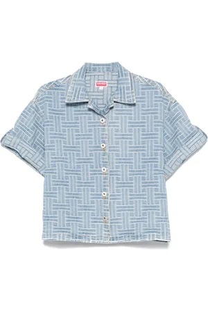 Kenzo Mujer, Blusas y Camisas, Azul, Talla: M
