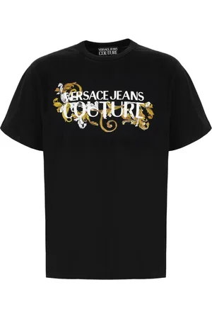 VERSACE Hombre, Camisetas, Negro, Talla: XL