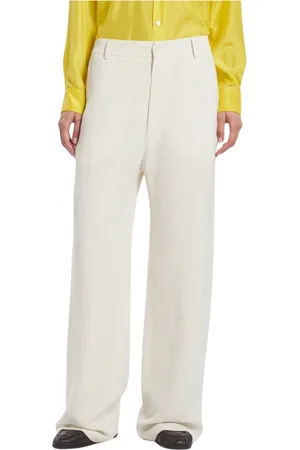 BARENA Mujer, Pantalones, Blanco, Talla: M