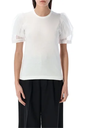 Comme des Garçons Mujer, Blusas y Camisas, Blanco, Talla: M