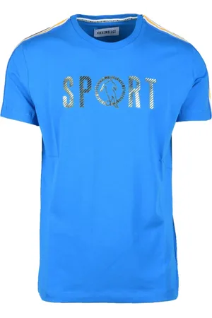 Bikkembergs Hombre, Camisetas, Azul, Talla: L