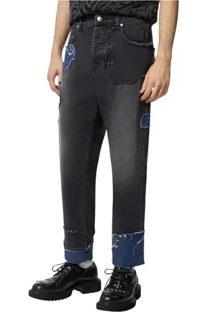 John Richmond Hombre, Vaqueros, Negro, Talla: W32