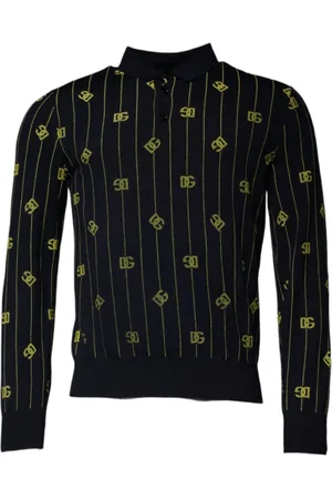Dolce & Gabbana Hombre, Camisetas, Negro, Talla: M