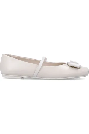 Salvatore Ferragamo Mujer, Zapatos, Blanco, Talla: 38 1/2 EU