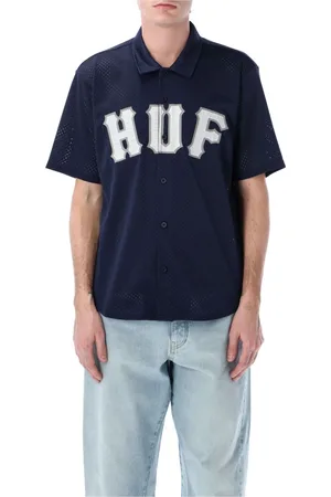 Huf Hombre, Camisas, Azul, Talla: M