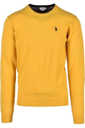 U.S. Polo Assn. Hombre, Jerseys, Amarillo, Talla: 3XL