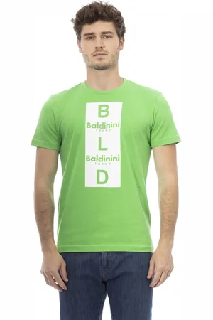 BALDININI Hombre, Camisetas, Verde, Talla: M