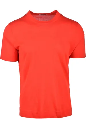 BALLANTYNE Hombre, Camisetas, Rojo, Talla: L