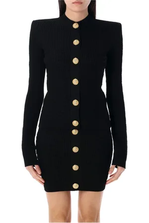 Balmain Mujer, Vestidos, Negro, Talla: M