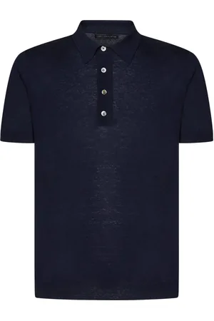 LOW BRAND Hombre, Camisetas, Azul, Talla: 2XL