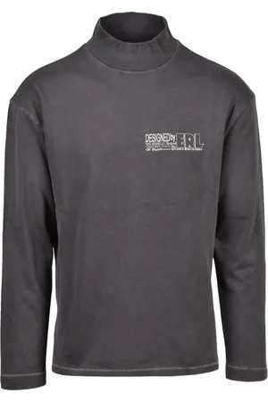 ERL Hombre, Camisetas, Gris, Talla: XL
