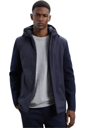 ECOALF Hombre, Chaquetas, Azul, Talla: S