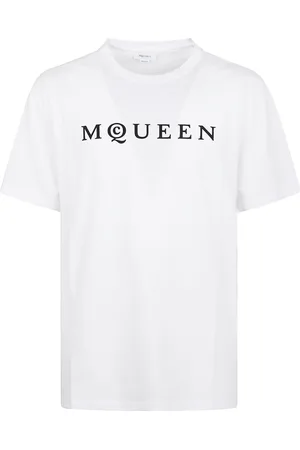 Alexander McQueen Hombre, Camisetas, Blanco, Talla: L