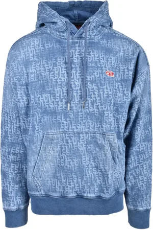 Diesel Hombre, Sudaderas, Azul, Talla: XL