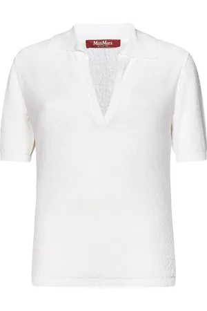 Max Mara Mujer, Camisetas, Blanco, Talla: L