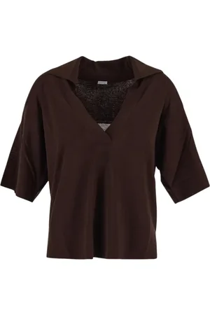 Malo Mujer, Camisetas, Marrón, Talla: S