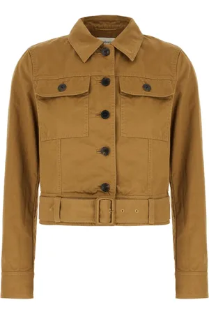 Saint Laurent Mujer, Chaquetas, Marrón, Talla: S