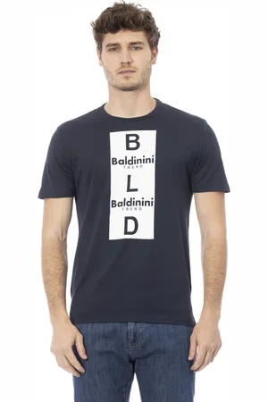BALDININI Hombre, Camisetas, Azul, Talla: S