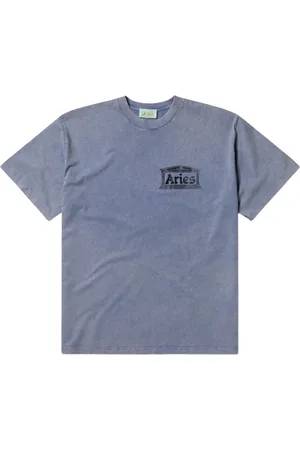 ARIES Hombre, Camisetas, Azul, Talla: L