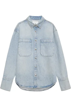 ANINE BING Mujer, Blusas y Camisas, Azul, Talla: S