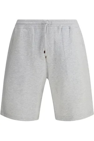 Brunello Cucinelli Hombre, Pantalones cortos, Gris, Talla: M