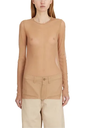 UMA WANG Mujer, Camisetas, Marrón, Talla: M