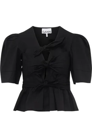 Ganni Mujer, Blusas y Camisas, Negro, Talla: M
