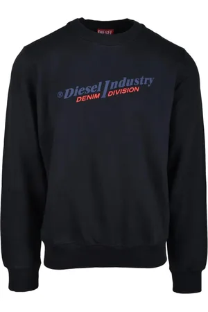 Diesel Hombre, Sudaderas, Negro, Talla: L