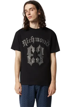 John Richmond Hombre, Camisetas, Negro, Talla: 2XS