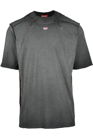 Diesel Hombre, Camisetas, Gris, Talla: 2XL