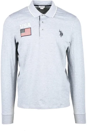 U.S. Polo Assn. Hombre, Camisetas, Gris, Talla: XL